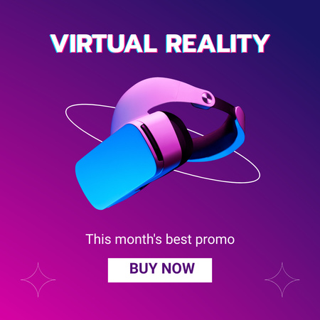 VR Equipment Sale Offer Instagram tervezősablon