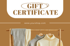 Gift Voucher Offer for Stylish Warm Clothes