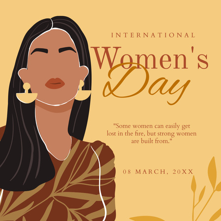 Platilla de diseño World Women's Day Greeting Instagram