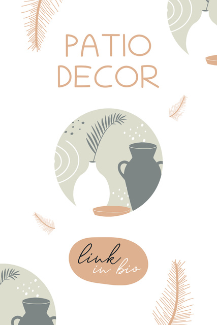 Summer Patio Decor Pinterest – шаблон для дизайну