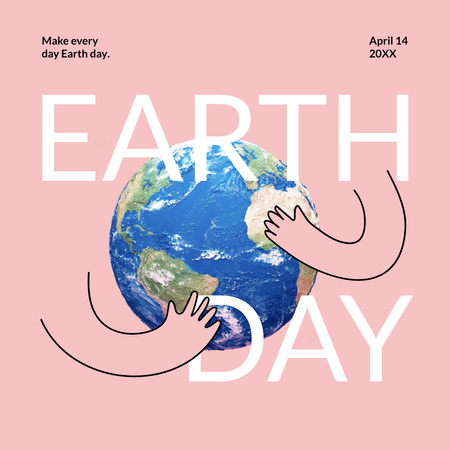 World Earth Day Celebration Announcement Instagram Design Template
