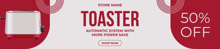 Designvorlage Toaster-Sonderangebot für Ebay Store Billboard