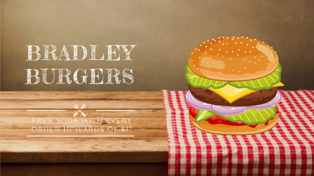 Platilla de diseño Fast Food Menu Putting Together Cheeseburger Layers Full HD video