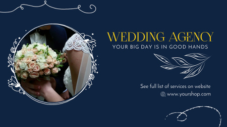Wedding Agency Services Offer With Slogan Full HD video Design Template