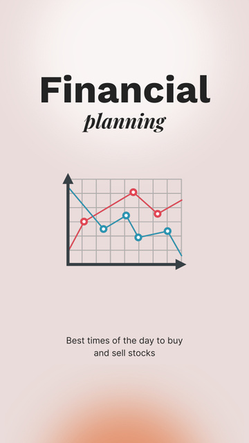 Modèle de visuel Diagram for Financial planning - Instagram Video Story