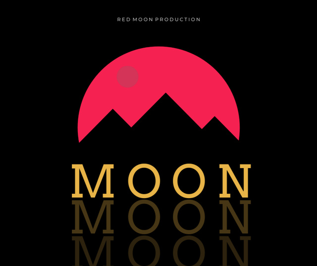Music Album Promotion with Mountains Silhouette Facebook Modelo de Design