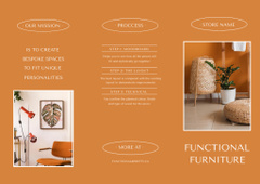 Stylish Home Interior Offer in Orange Tones