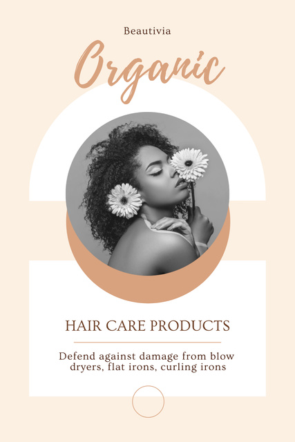 Platilla de diseño Organic Beauty Care Products for African American Hair Pinterest