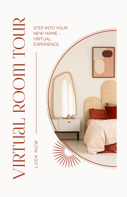 Virtual Room Tour in New Home with Interior IGTV Cover Šablona návrhu