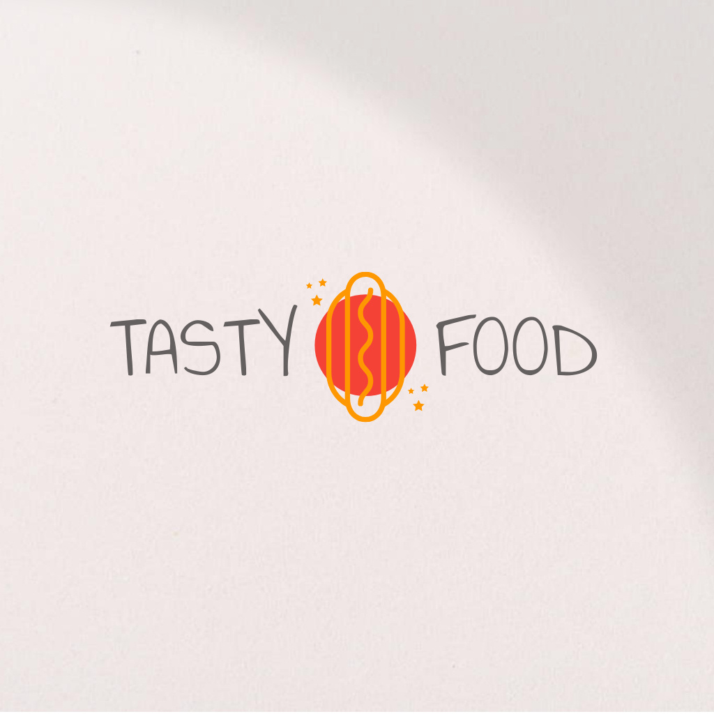 Delicious Food Offer Logoデザインテンプレート