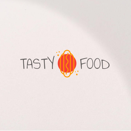 Delicious Food Offer Logo Design Template