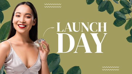 Modèle de visuel Jour de lancement du nouveau parfum - Youtube Thumbnail