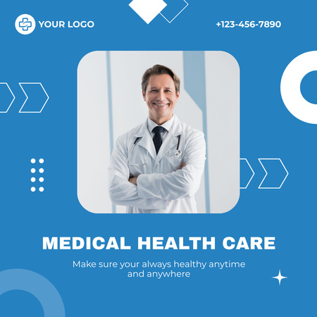 Modèle de visuel Healthcare Branding Kits - Instagram
