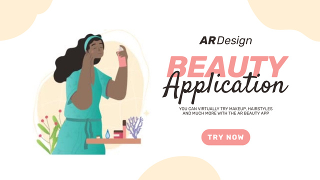 Modèle de visuel Beauty Application Ad - Full HD video