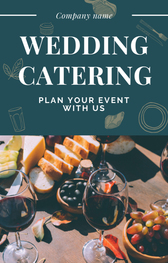 Planning Event with Wedding Catering IGTV Cover Design Template