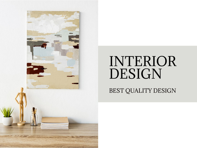 Ontwerpsjabloon van Presentation van Best Quality Interior Design