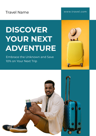 Platilla de diseño Vacation Offer by Travel Agency Poster