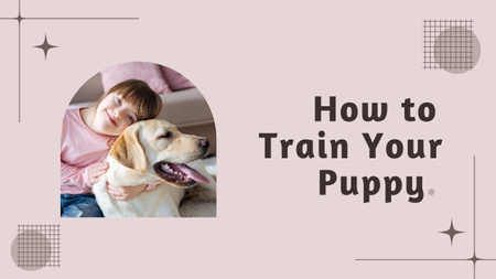 Platilla de diseño Dog Training Classes Ad Youtube Thumbnail