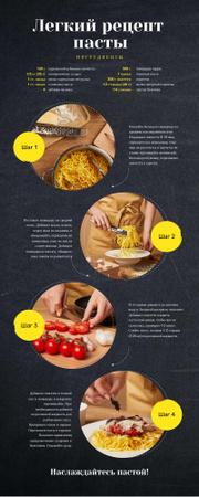 Food Infographics How to cook pasta Infographic – шаблон для дизайна