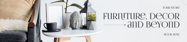 Offer of Furniture Ebay Store Billboard Design Template