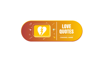Platilla de diseño Love Quotes With Broken Heart Youtube
