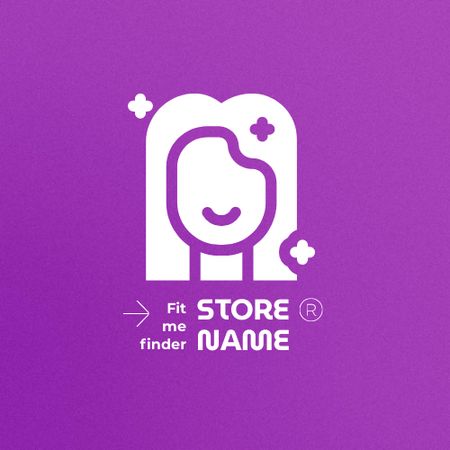 Анонс нового мобільного додатка на Purple Animated Logo – шаблон для дизайну