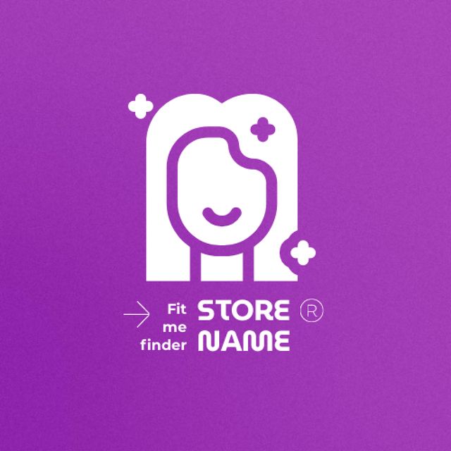 New Mobile App Announcement on Purple Animated Logo Modelo de Design