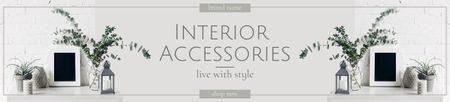 Modèle de visuel Offer of Interior Accessories - Ebay Store Billboard