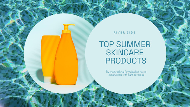 Summer Skincare Ad Full HD video Design Template