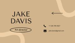 Creative Director Services Ad on Beige