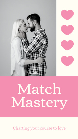Designvorlage Dating-Meisterschaft für erfolgreiche Beziehungen für Instagram Story