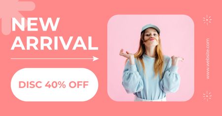 New Arrival of Fashion Clothes and Accessories Facebook AD Design Template