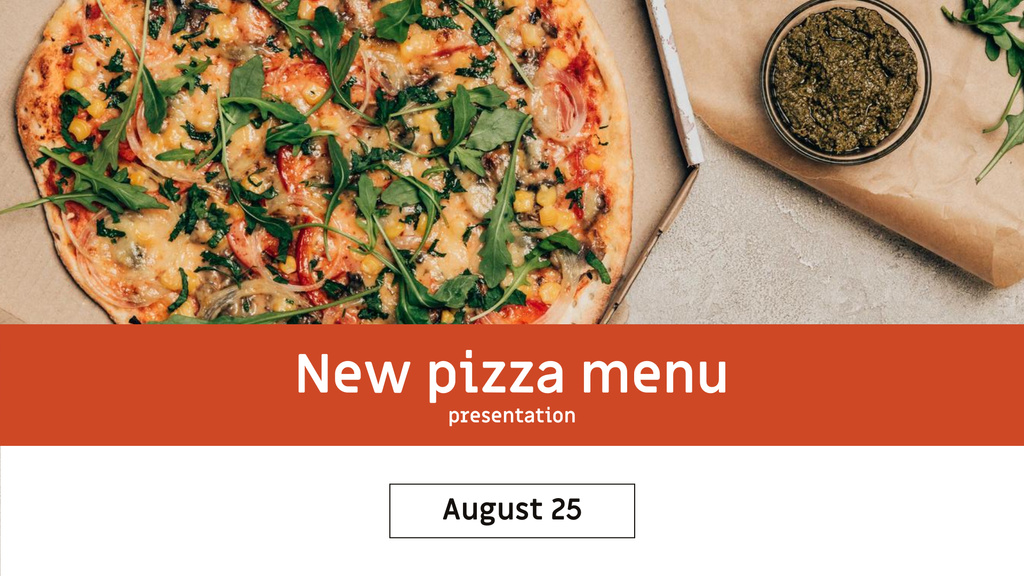 Italian Pizza  promotion FB event coverデザインテンプレート