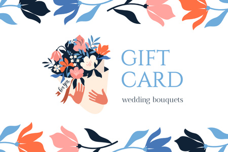 Special Offer of Wedding Bouquets Gift Certificate Tasarım Şablonu