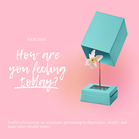 Template di design Inspiration for Mental Health Animated Post