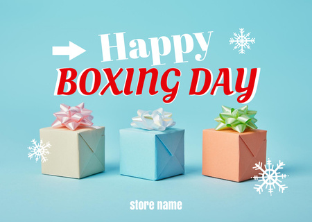 39 Boxing day 1 Postcard Design Template