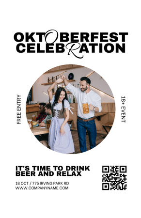 Oktoberfest Celebration Announcement Flyer 5.5x8.5in tervezősablon