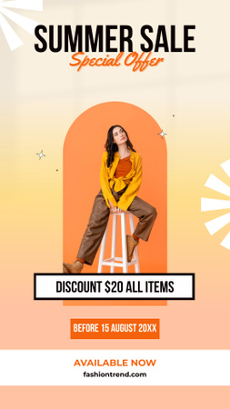 Special Offer of Fashion Wear Instagram Video Story Design Template
