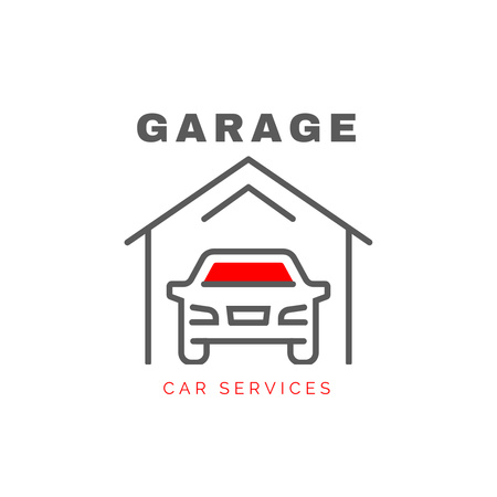 garage car services logo Logo Design Template