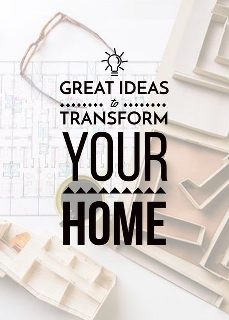 Tools for Home Renovation inspiration Flayer – шаблон для дизайну