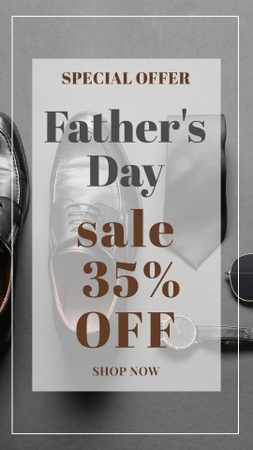 Special Offers for Father`s Day Instagram Story – шаблон для дизайну
