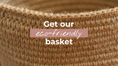 Handmade And Durable Baskets Promotion