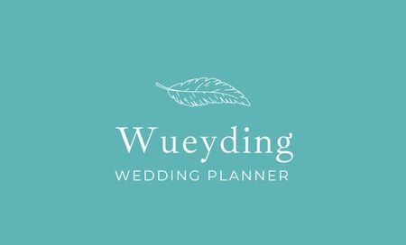 Wedding Planner Services Offer Business Card 91x55mm Design Template