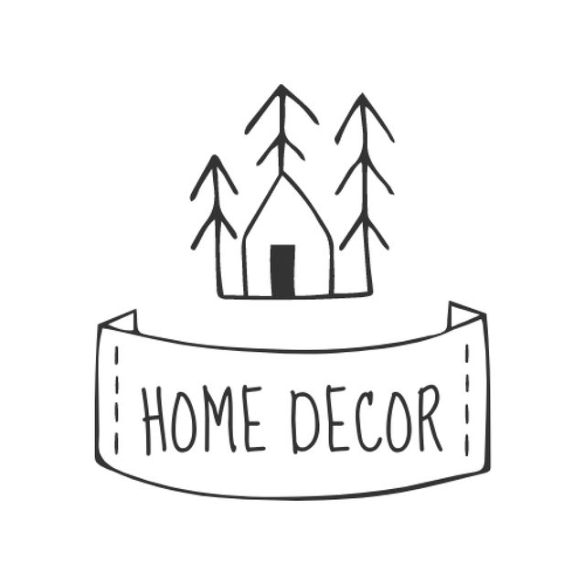 Plantilla de diseño de Minimalistic Home Decor Offer In White Animated Logo 