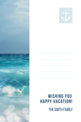 Vacation Quote on Background of Ocean