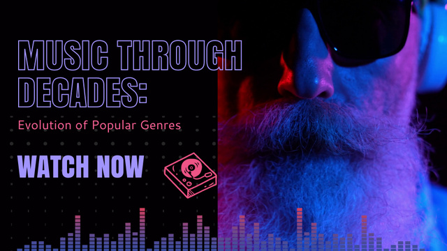 Nostalgic Melodies Playlist From Music Vlogger YouTube intro – шаблон для дизайну