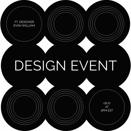 Modèle de visuel Annonce d'événement de conception - Instagram