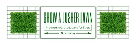 Útmutató a Lusher gyep termesztéséhez Email header tervezősablon
