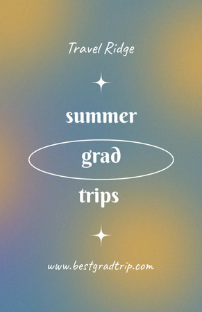 Designvorlage Summer Graduation Trips Ad für Flyer 5.5x8.5in