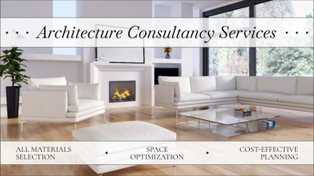 Oferta de serviços de consultoria de arquitetura profissional Full HD video Modelo de Design